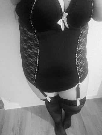 black and white lingerie         