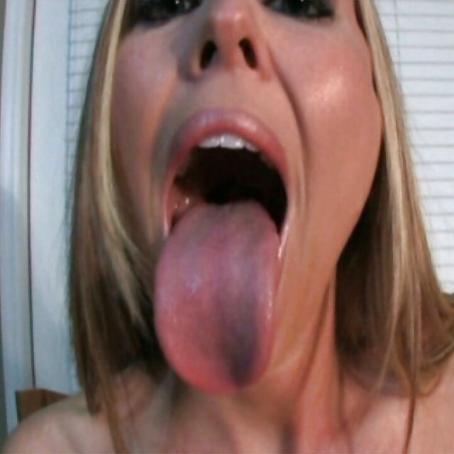 Girl Naked Sticking Tongue Out