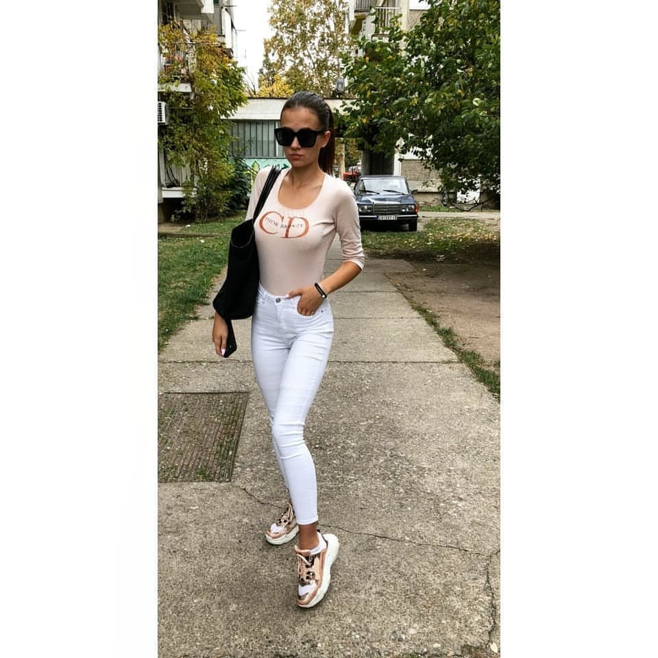 Serbian beautiful skinny whore  teen Tijana Tajsi Petrovic photo #324382523