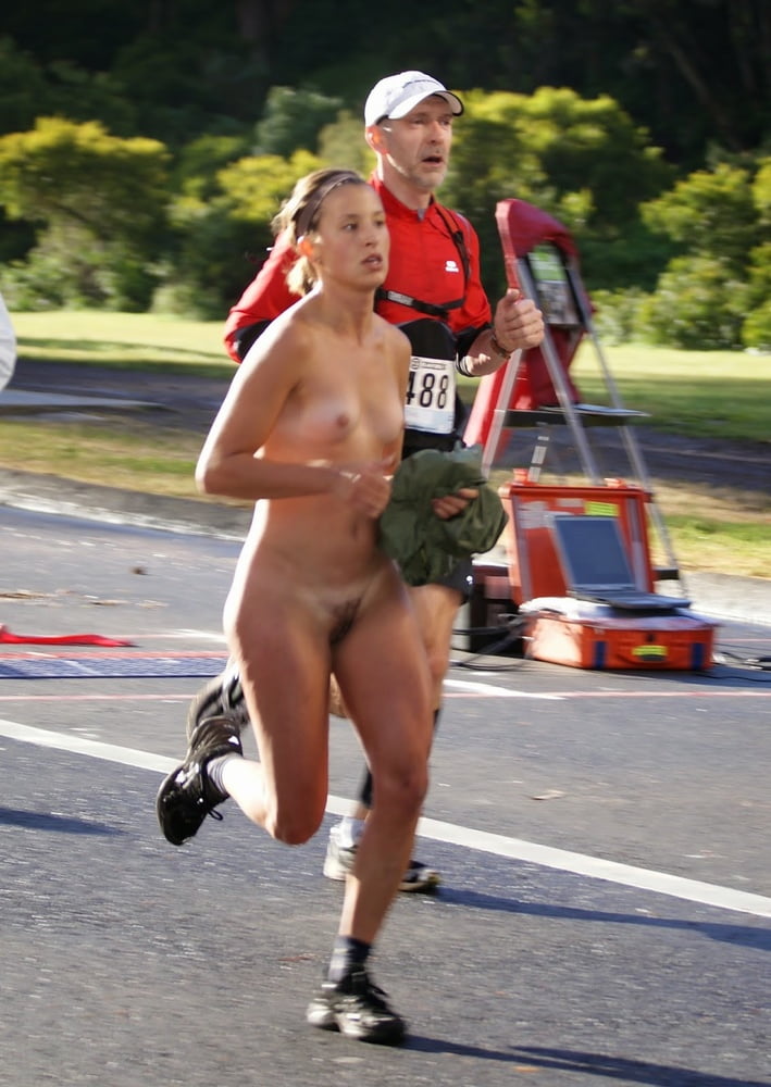 Accidental athlete nudity.