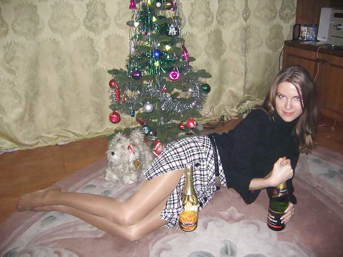 Sex Gallery Weihnachten in Nylon
