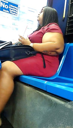 New York Public Fat Girl in Short Skirt