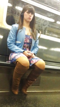 New York Subway Girls 173