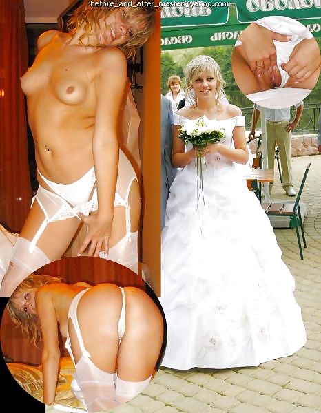 Sex Gallery Brides Dressed Naked and Having Sex
