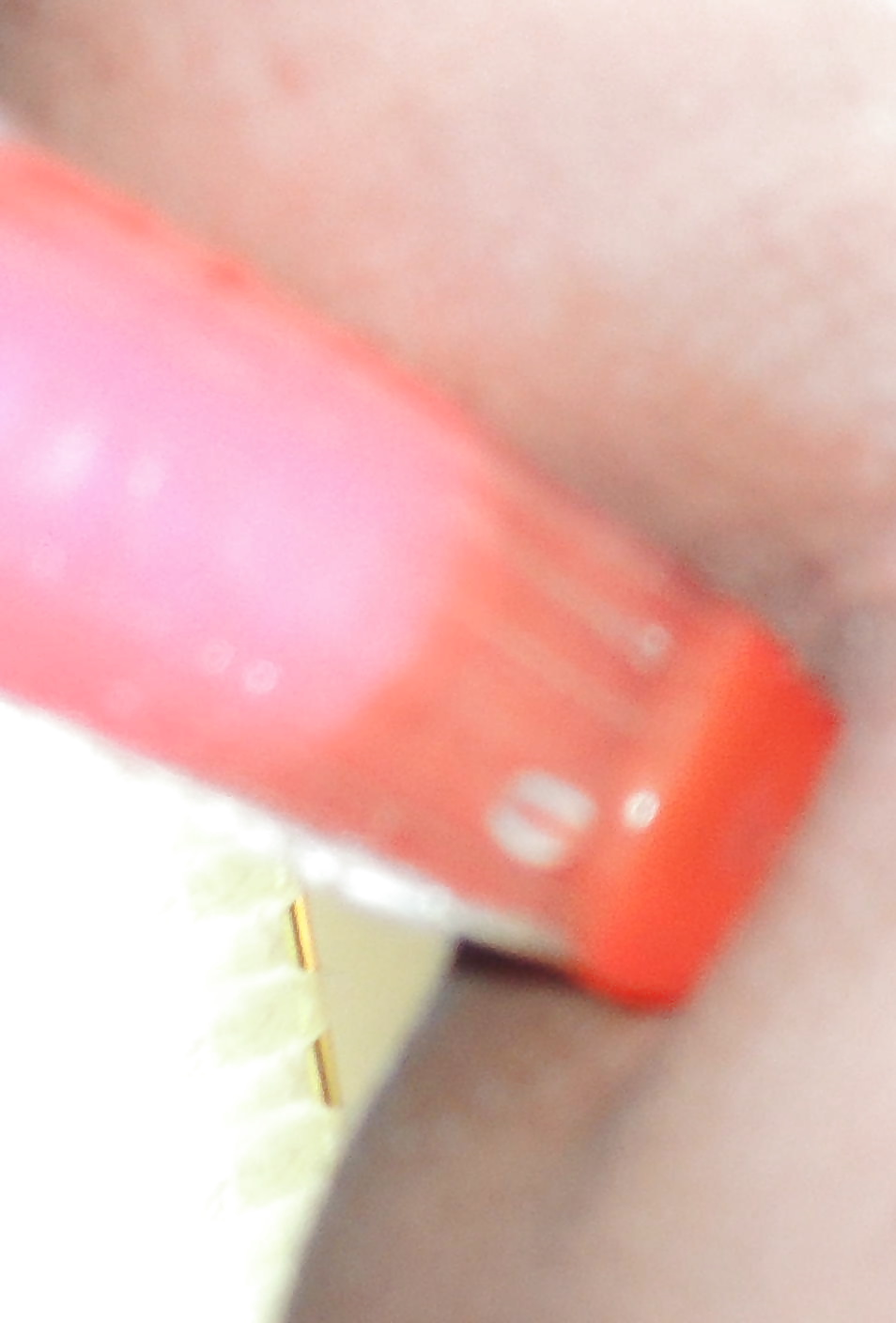 Sex Gallery Dildo with condom in my anus