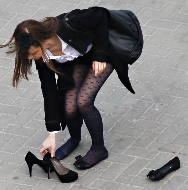 Sex Gallery Candid Street Pantyhose -Tights #010