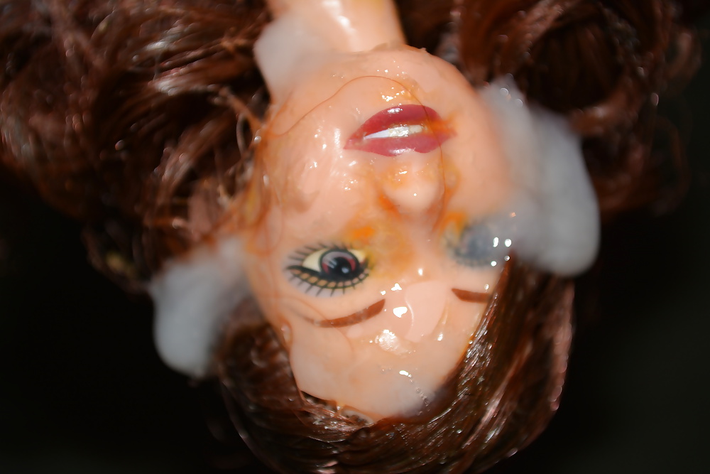 A layer of cum on the face of your favorite dolls 4.