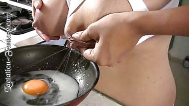 Sex Gallery Breast mil scrambled egg...