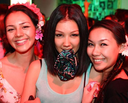 Kazakh girls party