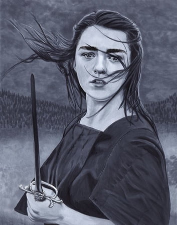 maisie williams fan art         