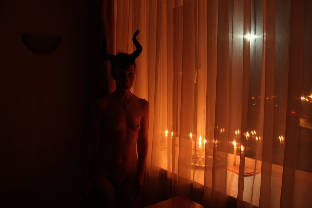 Naked Maleficent with Candles - 24 Pics 
