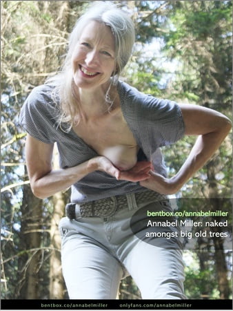 annabel miller naked amongst big old trees         