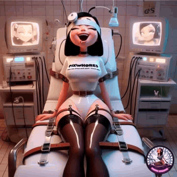 Pixwhores Experimental Enhanced: Animated Orgasmatron Gifs #34