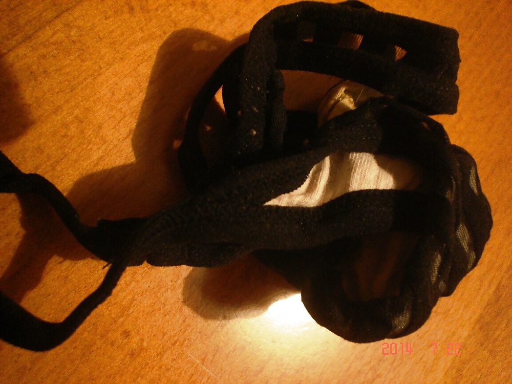 Sex Gallery very, very little black thong my SD