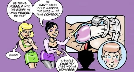 Cartoon Femdom Chastity Sph Collection Caption