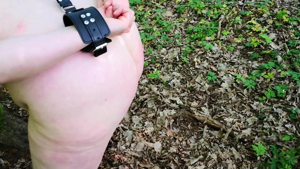 Bondage and whipping in woods - 22 Pics 
