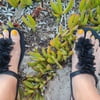 Wife beach feet