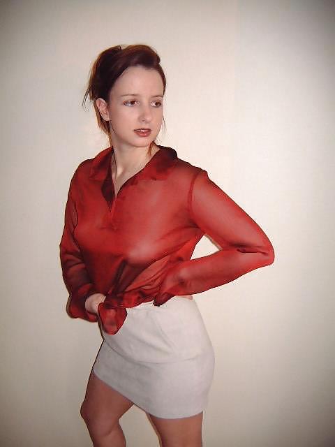 Sex Gallery GERMAN SLUT IN RED BLOUSE