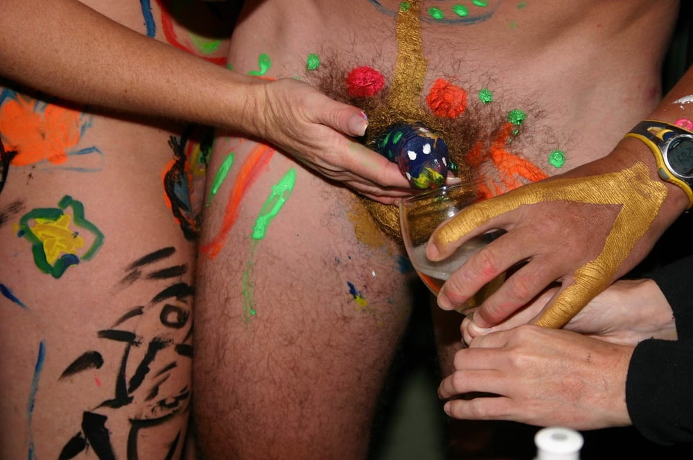 Body Painting Party Ended in An Orgy. body painting party ended in an orgy....