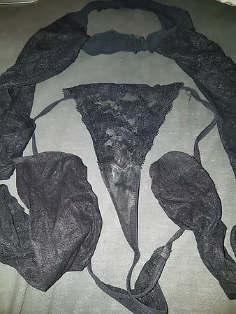 Tanga and ripped pantyhose from my drunk wife after disco