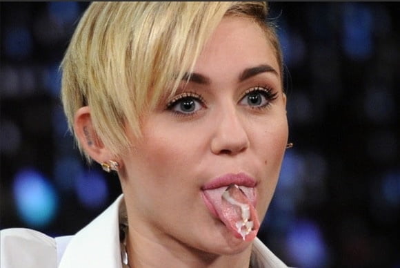 Miley Cyrus Tongue Cumshot 7 Pics Xhamster