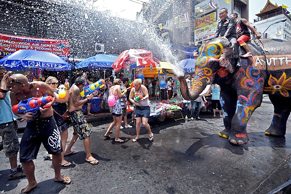 Sex Gallery Amateur Self Shot Songkran Festival Thailand Funny Day