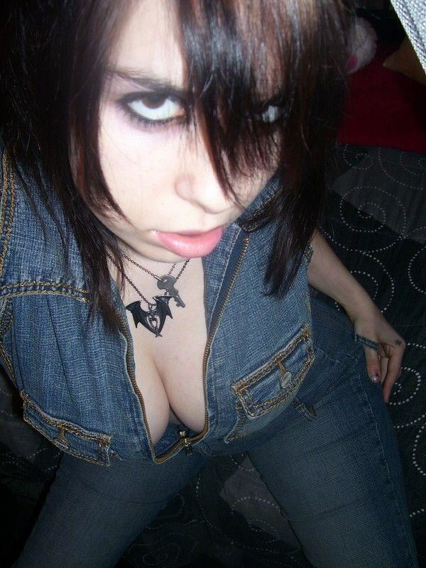 Emo screaming lingerie drunk