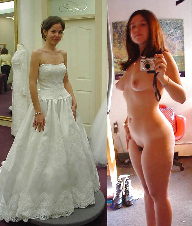 Sex Gallery Real Amateur Brides Dressed Undressed 16