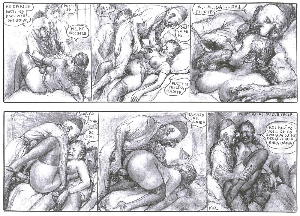 Sex Gallery vintage artistic comic from Croatia