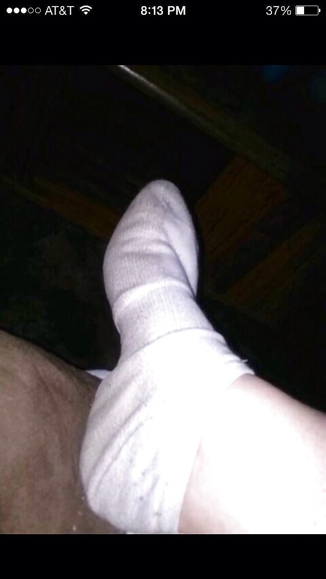 Sex Gallery trisha stinky white ankle socks