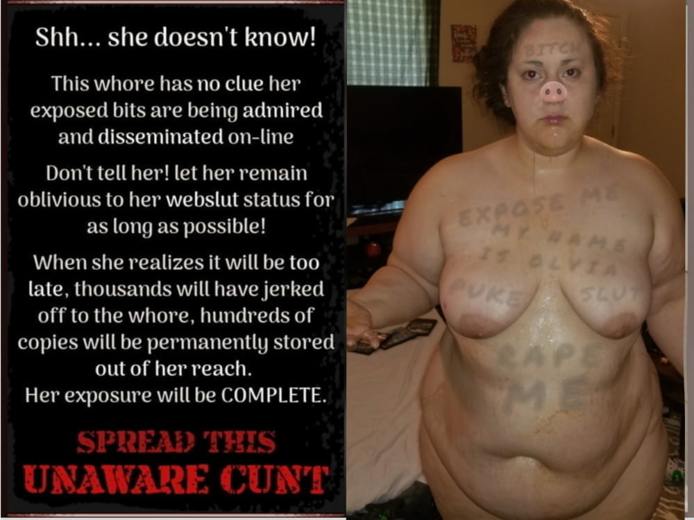 Fat Pig Exposed Web Slut Olvia - 31 Photos 