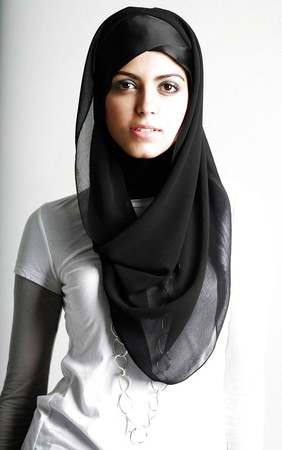 Beautiful hijabi teen