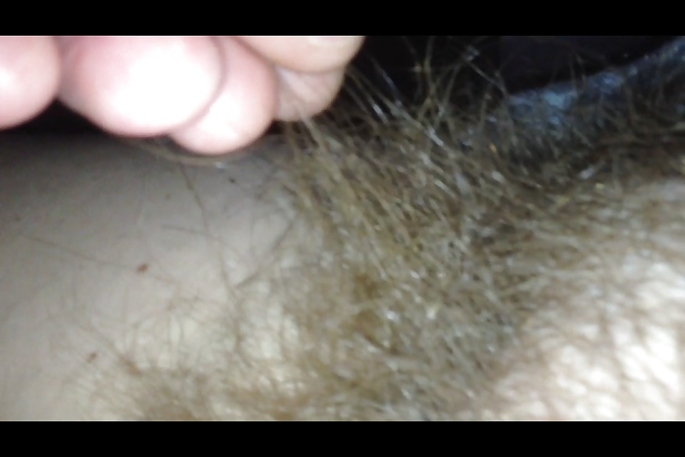 Sex Gallery super soft hairy pubes hanging from her ass & pussy.